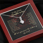 Daughter in law Heart Jewelry Necklace Pendant Women Message Box Gift