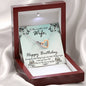 Wife From Husband Interlocking Hearts Pendant Necklace Jewelry Birthday Gift