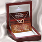 Best Firewife Interlocking Hearts Necklace Pendant Message Box Gift