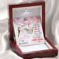 Wife Gift From Husband Interlocking Hearts Pendant Necklace Message Box Gift