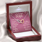 Wife Interlocking Hearts Beauty Necklace Pendant Jewelry Women Birthday Gift