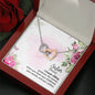 Sister Interlocking Hearts Beauty Necklace Pendant Jewelry Women Birthday Gift