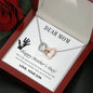 Mom Interlocking Hearts Beauty Necklace Pendant Jewelry Women Birthday Gift