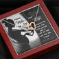 Wife Mother’s Day Interlocking Hearts Necklace Pendant Women Message Box