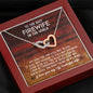 Best Firewife Interlocking Hearts Necklace Pendant Message Box Gift