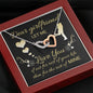 Personalized Anniversary Love Necklace For Girlfriend, Custom Wife Present Gift