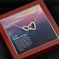 Mother In Law Interlocking Hearts Beauty Necklace Pendant Jewelry Women Gift