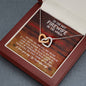 Best Firewife Interlocking Hearts Necklace Pendant Message Box Gift