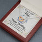 Wife Birthday Gift From Husband Interlocking Hearts Necklace Pendant Message Box