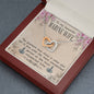 Marine Wife Gift From Husband Interlocking Hearts Necklace Pendant Message Box