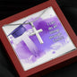 Cross Engraved Pendant Necklace Jewelry Women Men Chain Graduation Gift