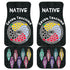 Native Seven Teaching Car Mats Set of 4 - Car Floor Mats Protection Decoration