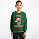Feliz Navidog - French Bulldog - Athletic Kids/Youth Sweatshirt – AOP