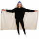 Crip Blue Hooded Blanket - Sherpa And Microfiber Blanket With Hood