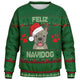 Feliz Navidog - French Bulldog - Athletic Kids/Youth Sweatshirt – AOP