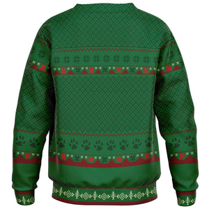 Feliz Navidog - French Bulldog - Athletic Kids/Youth Sweatshirt – AOP
