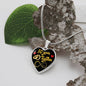50 Year Anniversary Luxury Heart Necklace (Gold)
