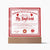 Certificate Of Eternal Love And Devotion Boyfriend Acrylic Square Plaque
