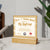 Master Of Chivalry Award Boyfriend Certificate Acrylic Square Plaque