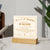 Certificate Of Recognition - Girlfriend Acrylic Square Plaque