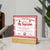 Certificate Of Eternal Love And Devotion - My Sugarplum GF Acrylic Square Plaque