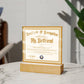Certificate Of Recognition - Girlfriend S3 Acrylic Square Plaque