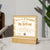 Certificate Of Recognition - Girlfriend S3 Acrylic Square Plaque
