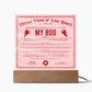 Eternal Flame Of Love Award - My Boo GF Acrylic Square Plaque