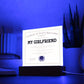 Certificate Of Deepest Appreciation - Girlfriend Acrylic Square Plaque