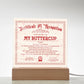 Certificate Of Recognition - My Buttercup Acrylic Square Plaque