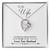 Husband To Wife Gift God Blessed Our Road Love Message Card + Heart Necklace NEW 2025