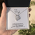 Husband To Wife Gift God Blessed Our Road Love Message Card + Heart Necklace NEW 2025
