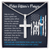 Police Officer's Prayer Cross Necklace - NO engraving