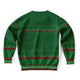 Feliz Navidog - French Bulldog - Athletic Kids/Youth Sweatshirt – AOP