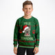 Feliz Navidog - French Bulldog - Athletic Kids/Youth Sweatshirt – AOP