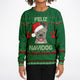 Feliz Navidog - French Bulldog - Athletic Kids/Youth Sweatshirt – AOP