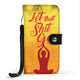 meditation sh*t go wallet phone case