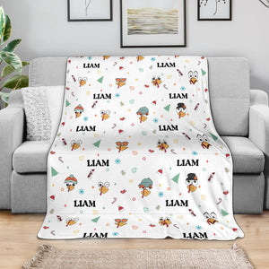 Blanket - Turkeys - Personalized
