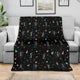 Blanket - Nurse Skeleton - Not Personalized