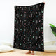 Blanket - Nurse Skeleton - Not Personalized