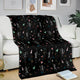 Blanket - Nurse Skeleton - Not Personalized