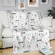 Blanket - Nurse Skeleton - Personalized