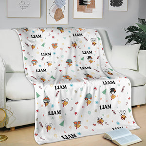 Blanket - Turkeys - Personalized