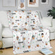 Blanket - Turkeys - Personalized