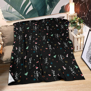 Blanket - Nurse Skeleton - Not Personalized