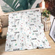 Blanket - Nurse Skeleton - Personalized
