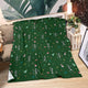 Blanket - Nurse Skeleton - Not Personalized Green