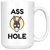 Funny Ass Hole Donkey Coffee Mug (15 oz)