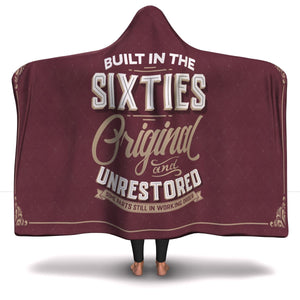 Built In The Sixties Hooded Blanket - Freedom Look