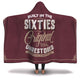 Built In The Sixties Hooded Blanket - Freedom Look